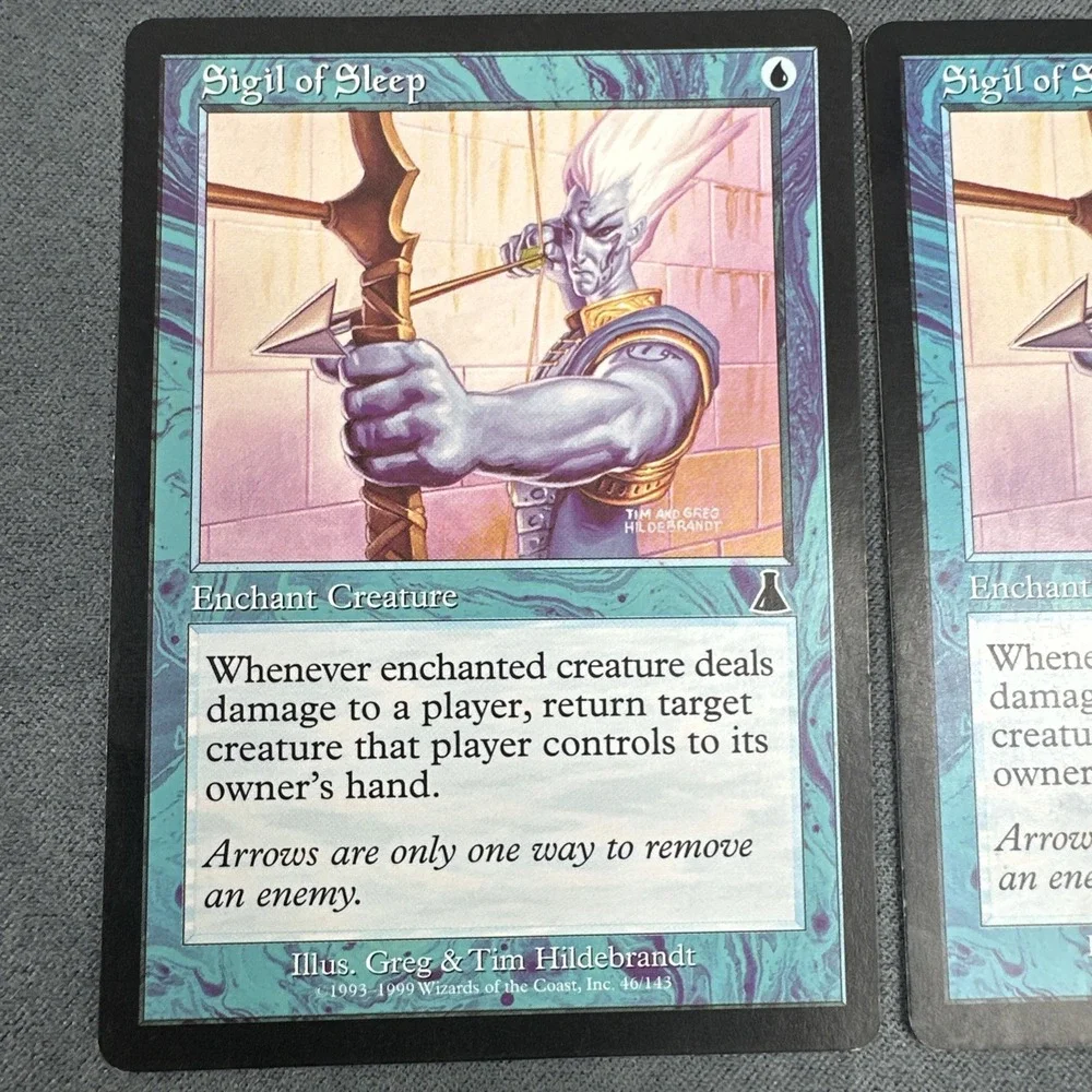 MTG Sigil of Sleep Stronghold x3 Playset Blue Enchant Creature Magic The